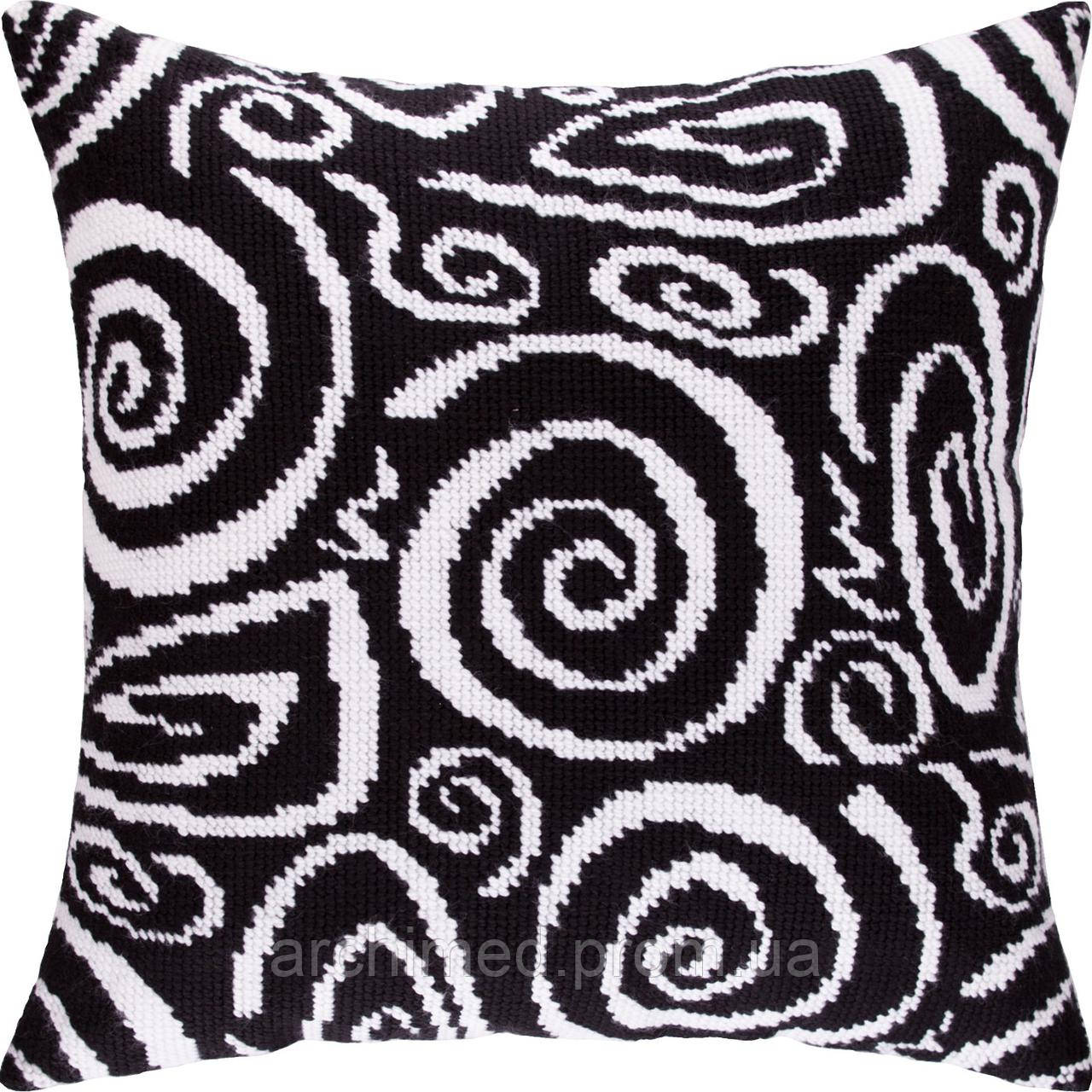 Набір для вишивання декоративної подушки Чарівниця Серпантин 40×40 см V-111 ON, код: 7243065 - фото 1 - id-p2137206623