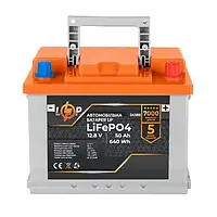 Автомобільний акумулятор LogicPower LiFePO4 R + 12V  -  50 Ah (24386)