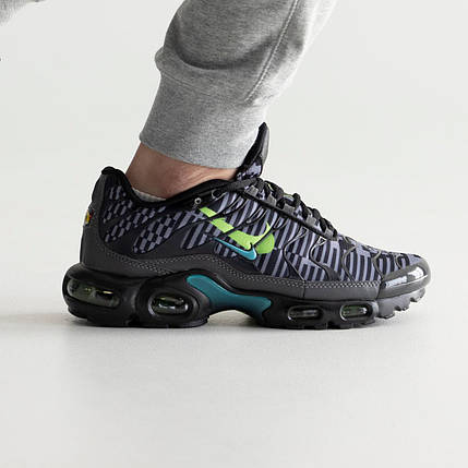 Чоловічі Кросівки Nike Air Max TN Plus Grey Black / Найк Аїр Макс ТН Плюс Сірі з Чорним, фото 1