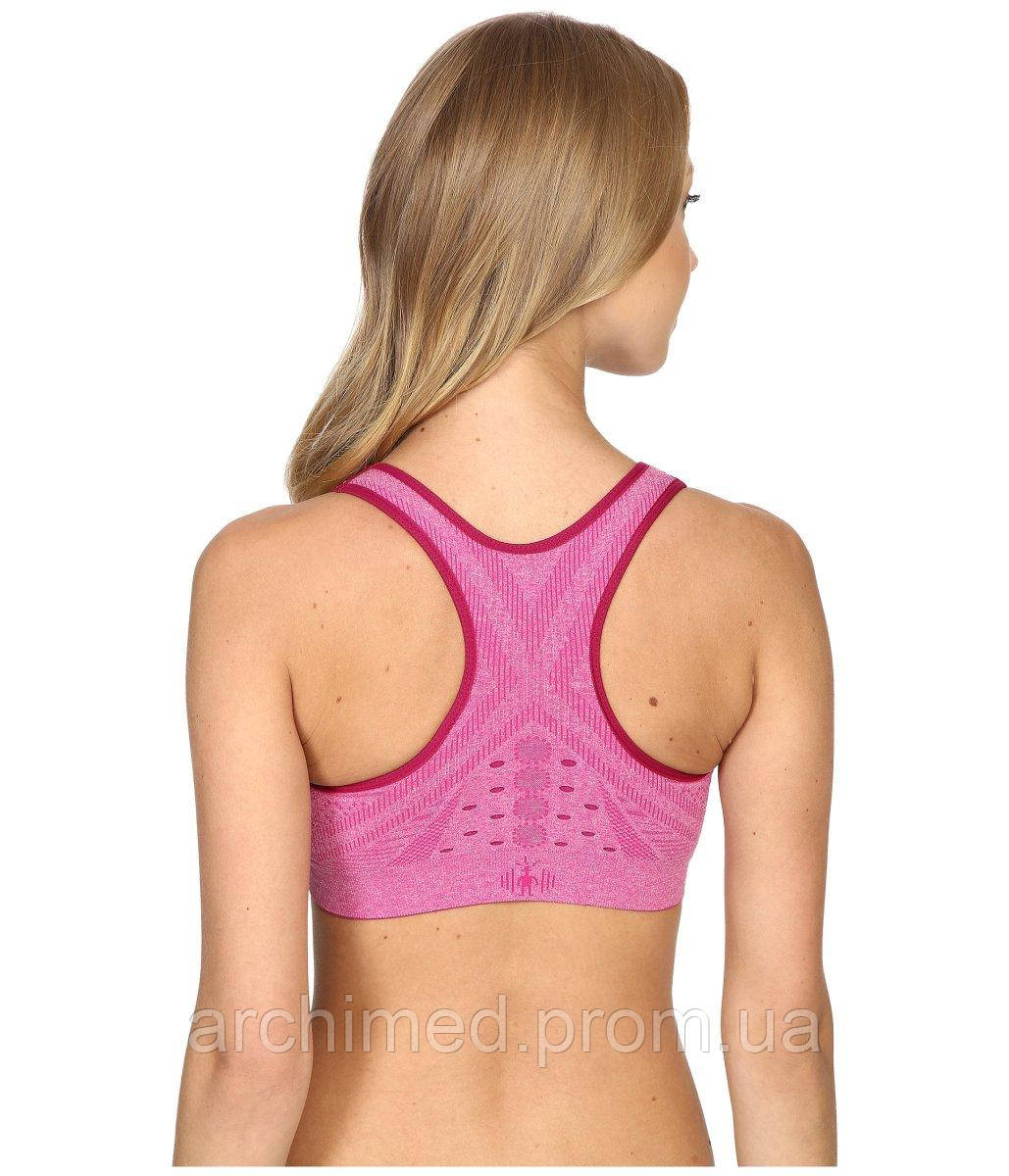 Бра Smart Wool Wm s PhD Seamless Racerback Bra SO160 Berry Heather L (1033-SW SO160.314-L) ON, код: 6828939 - фото 2 - id-p2137326862