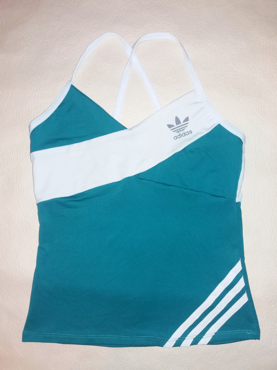 Женская спортивная майка Adidas 46 р Бирюзовый (Ю 41) ON, код: 1836295 - фото 1 - id-p2137326872