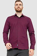 Рубашка мужская однотонная сливовый 214R7081 Ager XL XE, код: 8226075