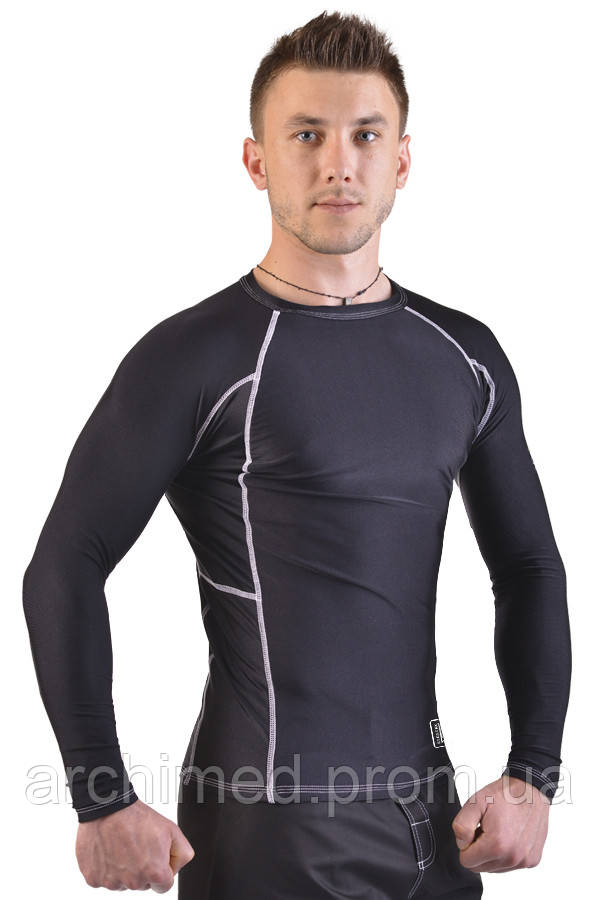 Рашгард MMA Berserk Sport Legacy Long Sleeve Чорний Білий L ON, код: 7468996 - фото 4 - id-p2137326882