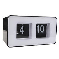 Перекидные часы Flip Clock настольные Черно-белые (FC-7B) XE, код: 116810