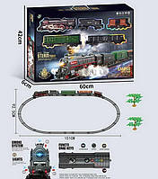 Залізниця, звук, підсвітка, парогенератор 60х6х42 см No brand Різнобарвний (2000002555384)
