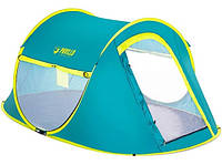 Палатка туристическая двухместная Bestway 68086 Cool Mount, однослойная, полуавтоматическая XE, код: 5539279