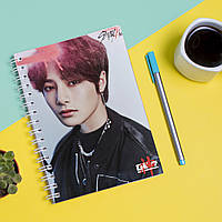 Скетчбук Sketchbook блокнот для рисования с принтом Группа Stray Kids Ян Чон Ин Yang Jeong In K[, код: 8301681