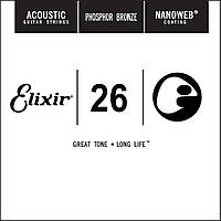 Струна Elixir 14126 Acoustic Nanoweb Phosphor Bronze .026 ON, код: 7291107