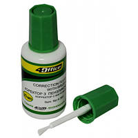 Коректор з пензликом 20 мл 4Office 4-360 Fluid