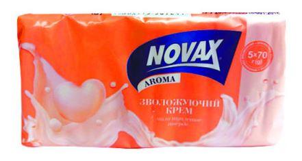 Мило туалетне Novax 70 г/5 шт., крем