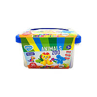 Набор для лепки с тестом Zoo animals box Lovin 41221 ON, код: 7964296