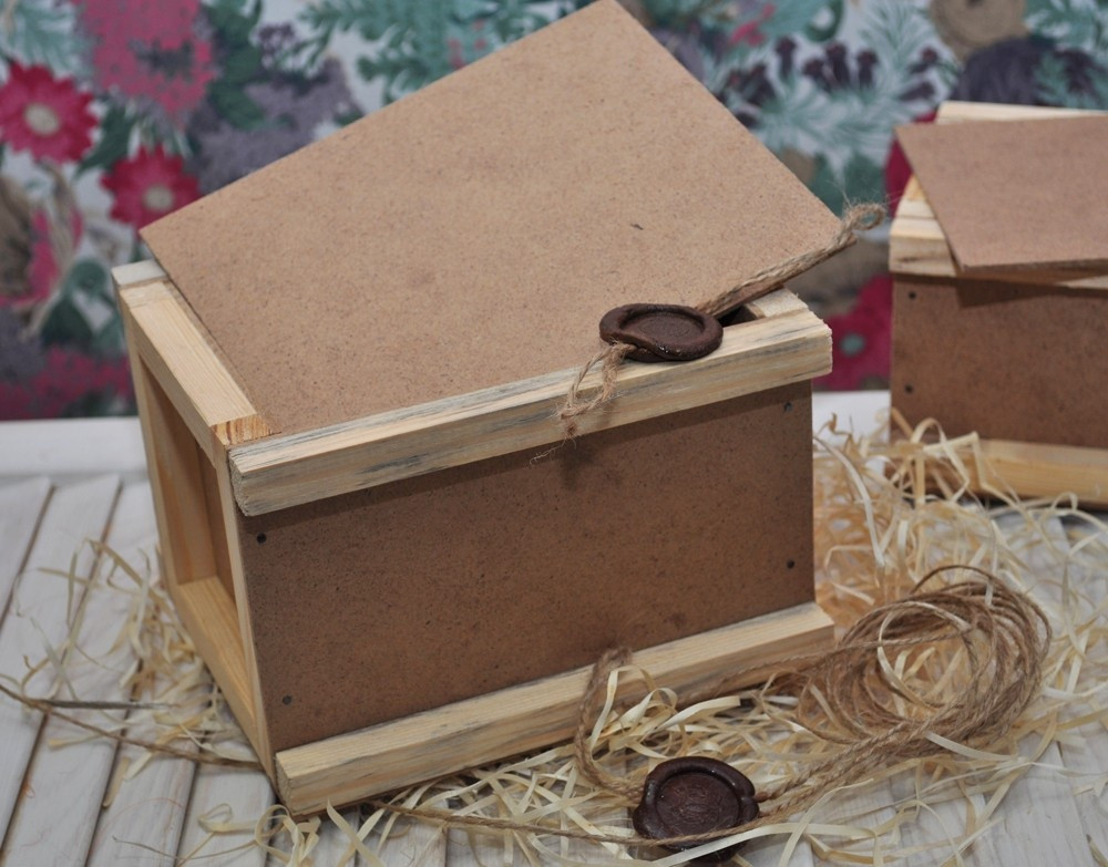 Ящик посылочный (подарочный) из фанеры двп (ID#1038014501), цена: 150 ...