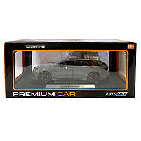 Машинка металева Audi RS6 ауді сіра 1:24 світло інерція відкриваються двері багажник капот багажник резина колеса 21*8*8см, фото 10