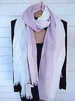 Женский шарф палантин из полиэстер в розовых тонах Без бренду 74х190 см Розовый 11574