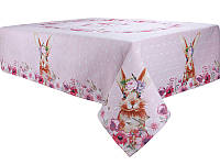 Кухонная скатерть Lefard 140х260 см Pink bunny and flowers (AL219109 ) XE, код: 8202533