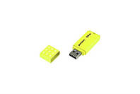 Флеш-накопитель USB 128GB GOODRAM UME2 Yellow (UME2-1280Y0R11) ON, код: 2313353