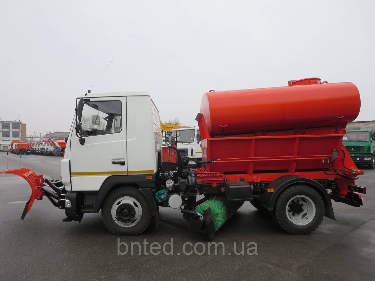 Дорожня комбінована машина (зима+літо) МДКЗ-11 на шасі МАЗ-4571, фото 1