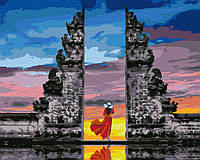 Картина за номерами Мандрівниця на Балі 40x50 см Brushme Різнобарвний (2000002772187)