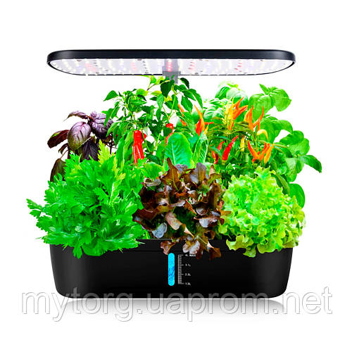 Гидропонная установка Smart с LED подсветкой набор для выращивания трав ...