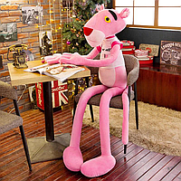 Игрушка мягкая розовая пантера | Большая плюшевая подушка розовая пантера Розовый 200 .Хит!