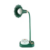Лампа настольная аккумуляторная ночник 3.2 Вт светильник с проекцией звездного неба UP-180 Зеленый VT_33