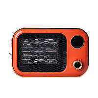 Тепловентилятор до 25 кв м 1200 Вт обогреватель электрический напольный дуйчик Оранжевый VT_33