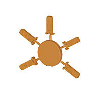 Штифтовый замок SG-N оранжевого для клемм серии CTP/PTP Klemsan (0.0.0.4.69027)