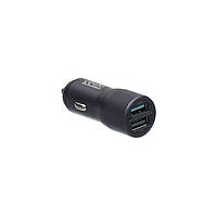 Автомобильное зарядное Remax RCC 221 2 USB 2.4A Quick Charge 3.0 Чёрный XE, код: 2676538