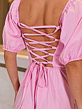 Довге жіноче плаття зі шнурівкою на спині, фото 8
