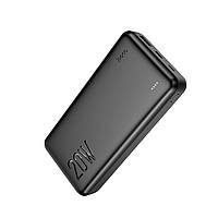 Зовнішній акумулятор HOCO J87A Tacker PD20W+QC3.0 power bank(20000mAh) Black