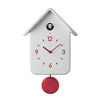 Настінний годинник з маятником Guzzini Home 16860211 24,8х12x39 см білий e
