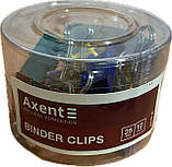 Біндер кольоровий Axent 4410-A 25 мм 12 штук асорті, фото 2