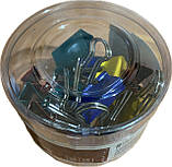 Біндер кольоровий Axent 4410-A 25 мм 12 штук асорті, фото 4