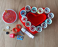 Дорожній набір серця. Швейний.