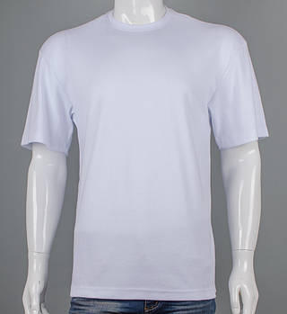 Футболка оверсайз Однотонна 3300м (Уп.4шт M-XXL), Білий