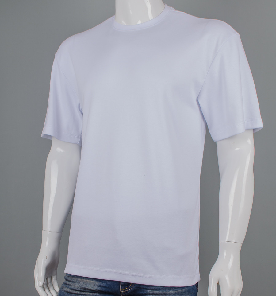 Футболка оверсайз Однотонна 3300м (Уп.4шт M-XXL), Білий, фото 1