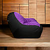 Безкаркасне крісло мішок фіолетовий диван XXL, фото 5