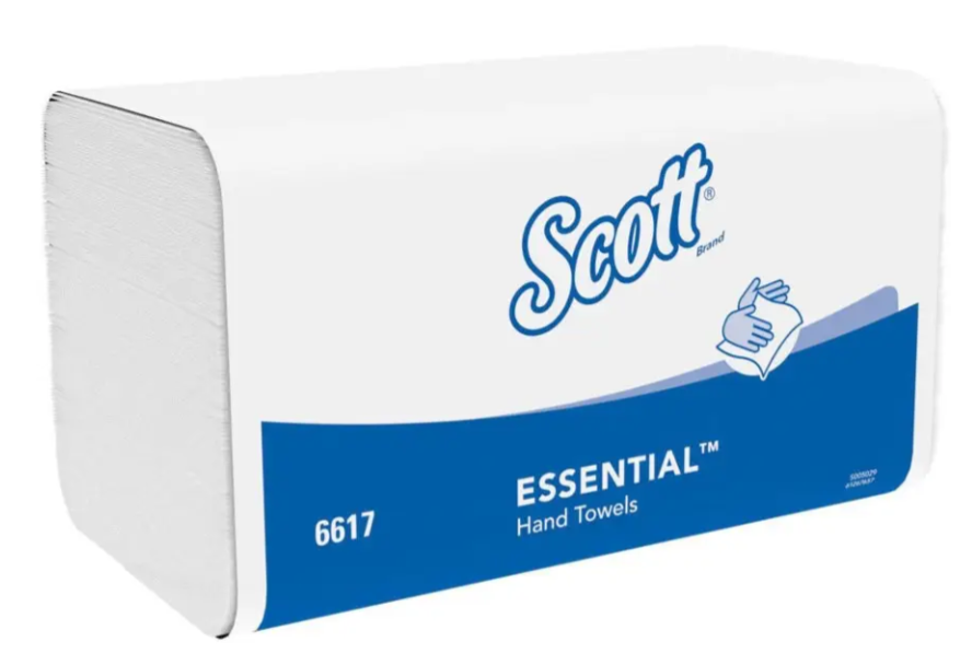 Паперові рушники Scott Xtra Kimberly-Clark 340 шт 21 x 20 см