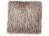 Набір із 2 подушок зі штучного хутра 45 x 45 см Бежевий COROKIA, фото 3