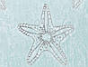 Оксамитова подушка Мотив морської зірки 45 x 45 см Синій КЕРАМІУМ, фото 5