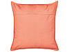 Набір з 2 оксамитових подушок із кораловим мотивом 45 x 45 см Червоний NORI, фото 4