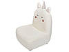 Дитяче крісло Teddy Unicorn White LULEA, фото 6