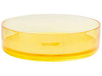 Раковина круглая столешница 360 мм Желтый TOLOSA