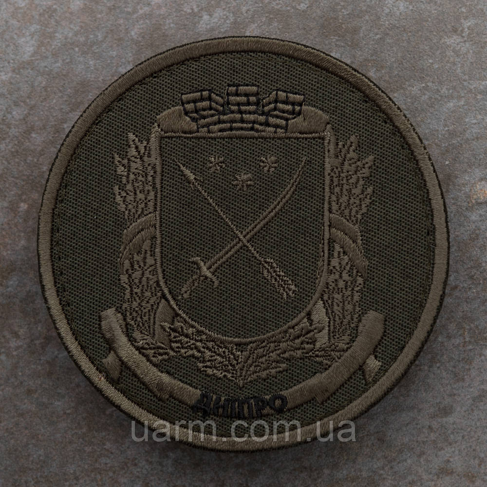 Шеврон НГУ Дніпро вч 3021 олива, фото 1