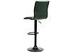 Набір з 2 барних стільців із штучної шкіри зеленого кольору LUCERNE II, фото 5