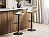 Набір з 2 поворотних барних стільців зі штучної шкіри світло-бежевого кольору PEORIA II, фото 2