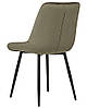 Набір із 2 оксамитових обідніх стільців оливково-зеленого кольору MELROSE, фото 5
