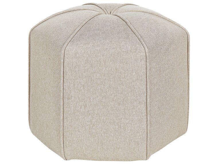 Пуф лляний Бежевий WISHEK, фото 1