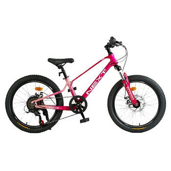 Спортивний велосипед 20" дюймів (магнієва рама, Shimano Revoshift 7, складання 75%) Corso Next NX-20203 Рожевий