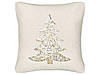 Набір з 2 бавовняних подушок із візерунком «Різдвяна ялинка» 45 x 45 см Бежевий CLEYERA, фото 3